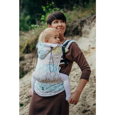 Lenny Lamb Ergonomic Carrier (BABY) - Daisy Petals (Silk, Wool, Cashmere, Cotton) (Second Generation), , Baby Carrier, Lenny Lamb, Carry Them Close  - 1