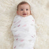 Aden and Anais - Classic Swaddles - Heartbreaker (4 Pack) - swaddle - Aden and Anais - Afterpay - Zippay Carry Them Close