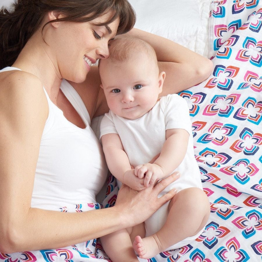 Aden and Anais - Classic Swaddles - Flip Side (4 Pack) - swaddle - Aden and Anais - Afterpay - Zippay Carry Them Close