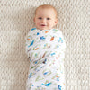 Aden and Anais - Classic Swaddles - Paper Tales (4 Pack) - swaddle - Aden and Anais - Afterpay - Zippay Carry Them Close
