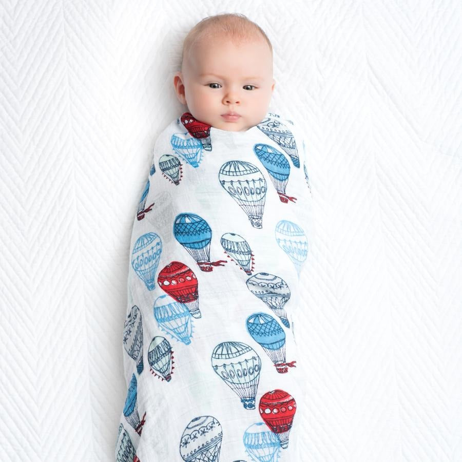Aden and Anais Classic Swaddles Dream Ride 4 Pack Carry Them Close