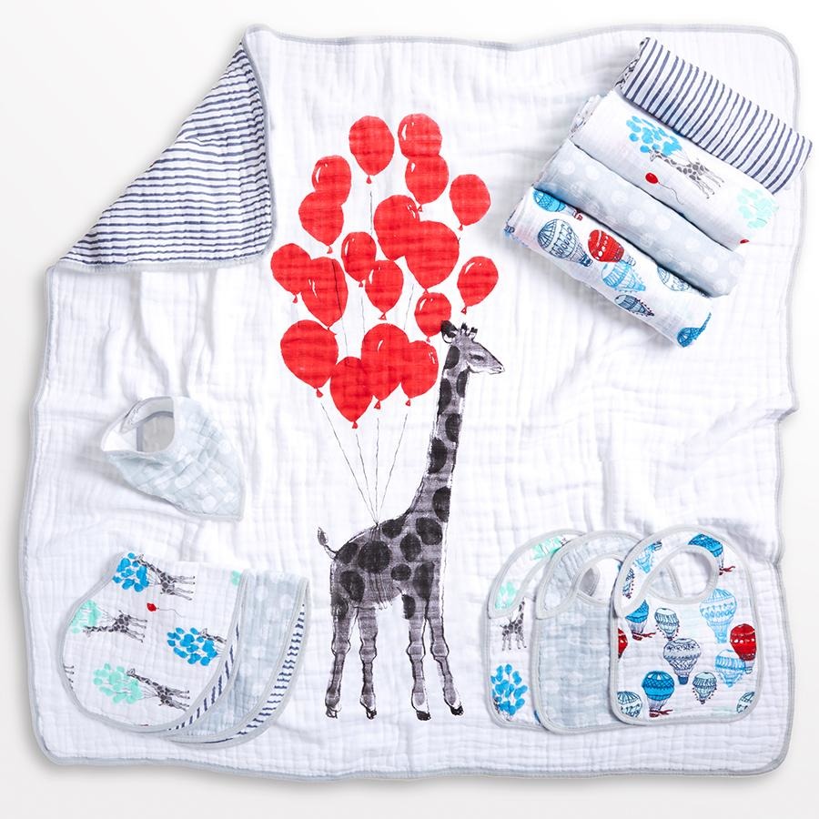 Aden and Anais - Classic Swaddles - Dream Ride (4 Pack) - swaddle - Aden and Anais - Afterpay - Zippay Carry Them Close