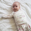 Embe - Starter 2-way Long Sleeve Swaddle - Clustered Flowers