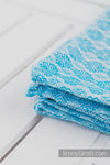 Lenny Lamb - Woven Cotton Blanket - Turquoise