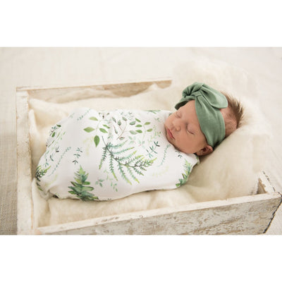 Snuggle Hunny Kids - Jersey Baby Wrap Swaddle & Beanie (Set) - Enchanted