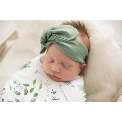 Snuggle Hunny Kids - Jersey Baby Wrap Swaddle & Beanie (Set) - Enchanted