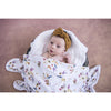 Snuggle Hunny Kids - Jersey Baby Wrap Swaddle & Topknot (Set) - Boho & Posy