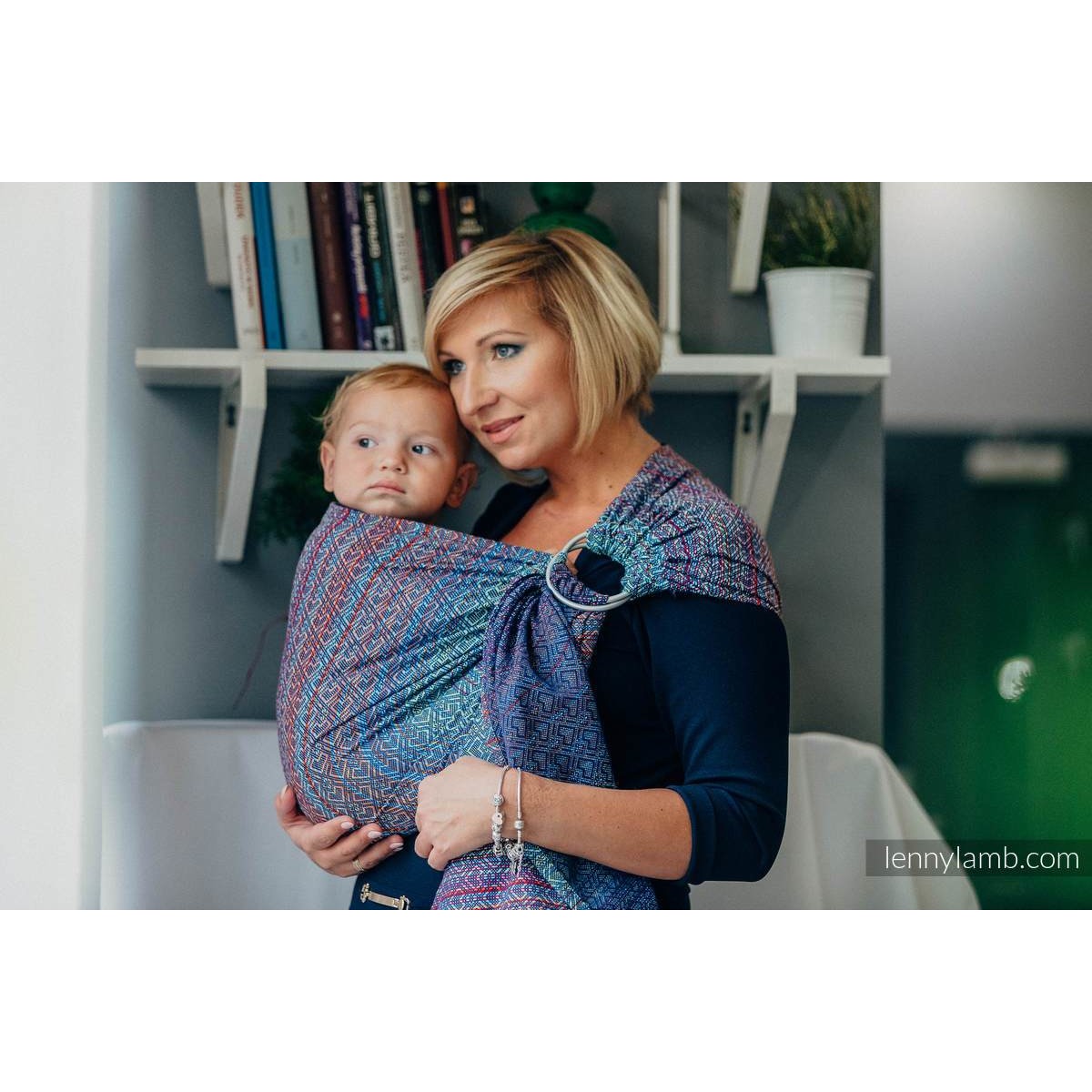 Lenny Lamb Ring Sling - Big Love Sapphire - Ring Sling - Lenny Lamb - Afterpay - Zippay Carry Them Close