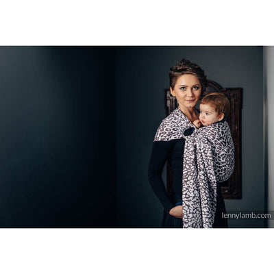 Lenny Lamb Ring Sling - Cheetah Dark Brown & White - Ring Sling - Lenny Lamb - Afterpay - Zippay Carry Them Close