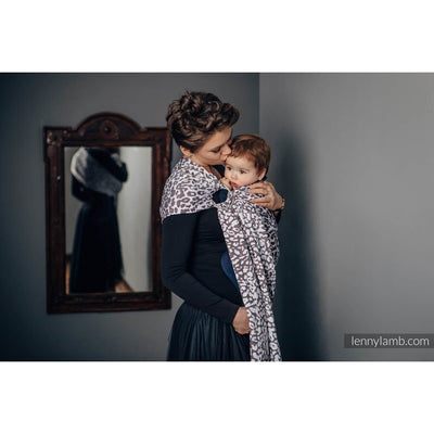 Lenny Lamb Ring Sling - Cheetah Dark Brown & White - Ring Sling - Lenny Lamb - Afterpay - Zippay Carry Them Close