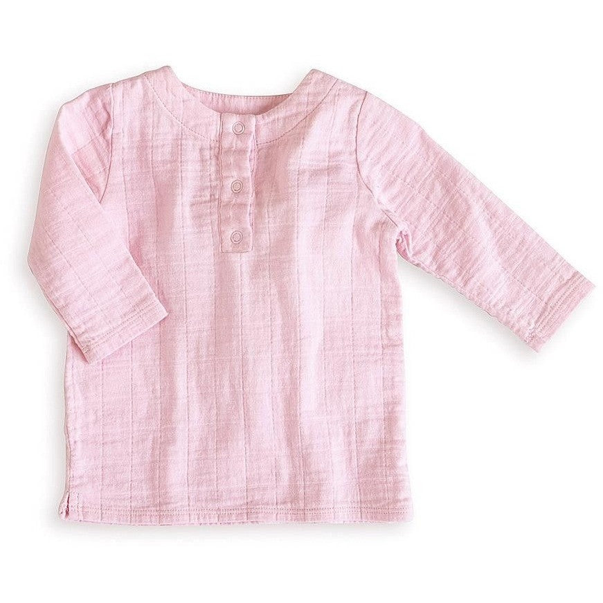 Long Sleeve Tunic Top - Lovely Pink - Clothing - Aden and Anais - Afterpay - Zippay Carry Them Close