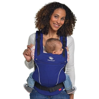 Manduca Baby Carrier - Pure Cotton Royal Blue - Baby Carrier - Manduca - Afterpay - Zippay Carry Them Close