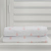 Lil Fraser - Cot Sheet Fitted 1 Piece - (Pink Raindrops) - Bedding - L'il Fraser - Afterpay - Zippay Carry Them Close
