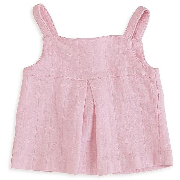 Muslin Smock Top - Lovely Pink - Clothing - Aden and Anais - Afterpay - Zippay Carry Them Close