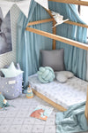 Snuggle Hunny Kids - Fitted Cot Sheet - Wild Fern