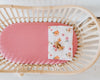 Snuggle Hunny Kids - Bassinet Fitted Sheet / Change Pad Cover - Rouge Pink