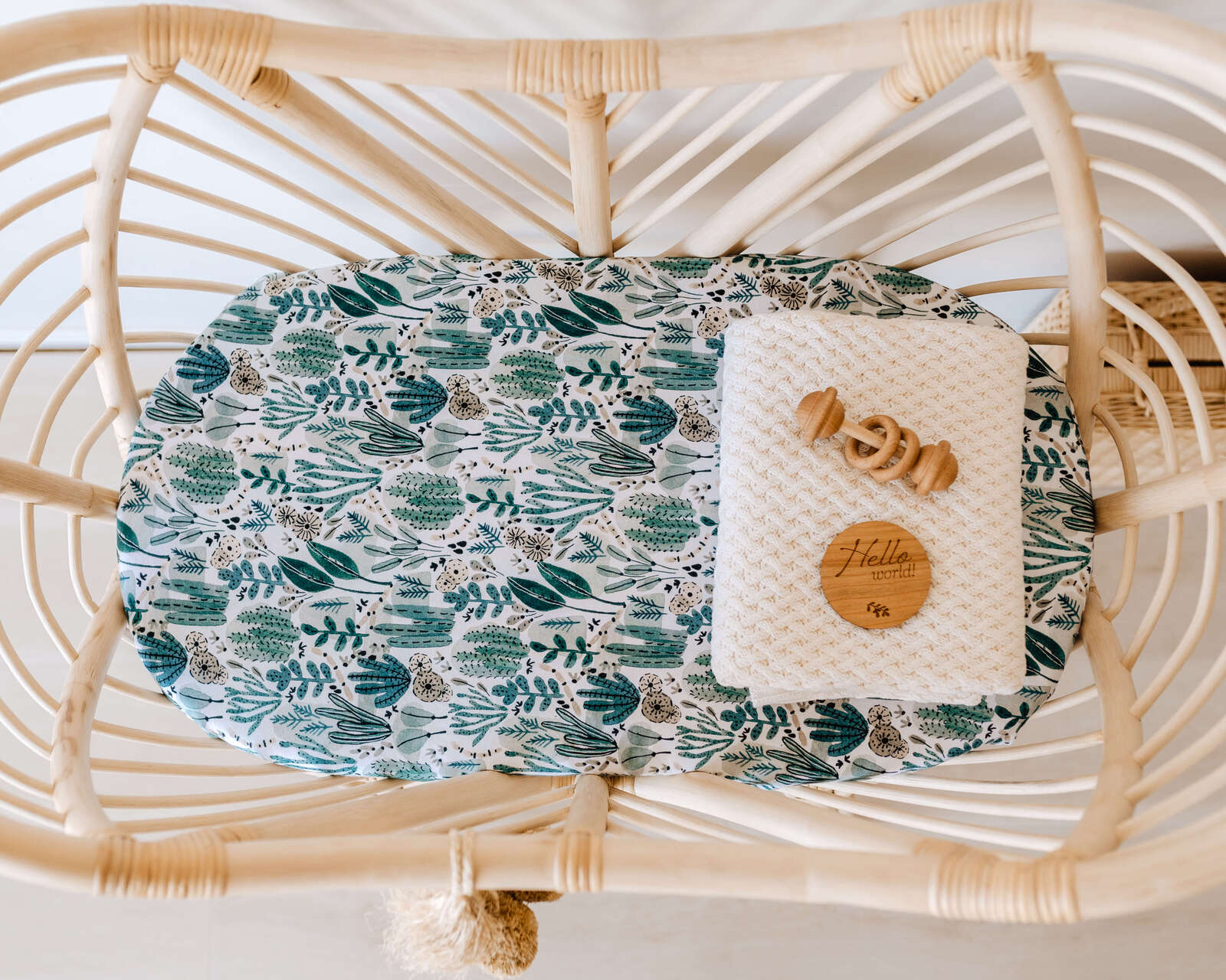 Snuggle Hunny Kids - Bassinet Fitted Sheet / Change Pad Cover - Arizona