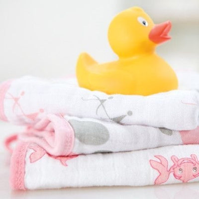Aden and Anais - Wash Cloth Set - Bathing Beauty - Bath - Aden and Anais - Afterpay - Zippay Carry Them Close