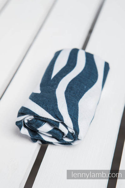 Lenny Lamb - Small Muslin Bamboo Square - Zebra
