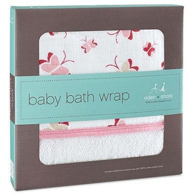 Aden and Anais - Baby Bath Wrap - Princess Posie - Bath - Aden and Anais - Afterpay - Zippay Carry Them Close