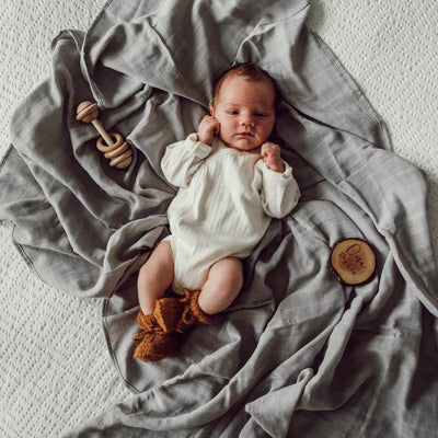 Snuggle Hunny Kids - Organic Muslin Wrap - Storm