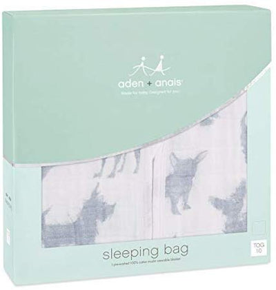 Aden and Anais - Classic Sleeping Bag 1.0TOG - Waverly Pup