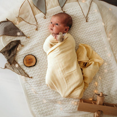 Snuggle Hunny Kids - Organic Muslin Wrap - French Vanilla