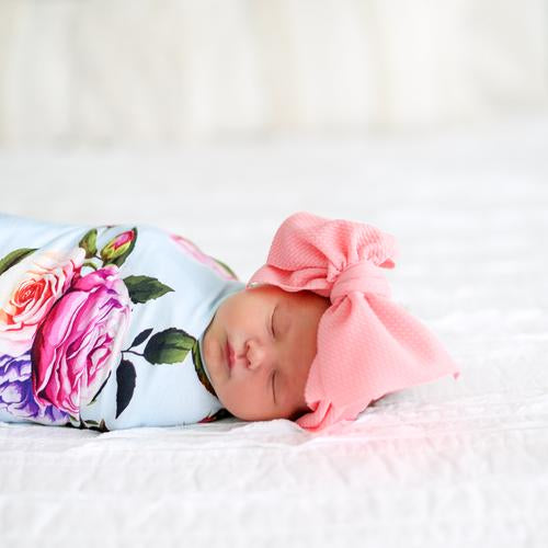 Posh Peanut - Bamboo Baby Swaddle Set - Country Rose