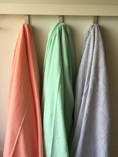 Little Turtle Baby - Baby Wrap Bunny Rug - Coral