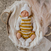 Snuggle Hunny - Merino Wool Bonnet & Booties - Ivory