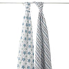 Aden and Anais - Swaddle - Prince Charming (2 set) - swaddle - Aden and Anais - Afterpay - Zippay Carry Them Close