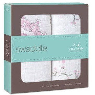 Aden and Anais - Swaddle - For the Birds (2 set) - swaddle - Aden and Anais - Afterpay - Zippay Carry Them Close