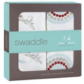Aden and Anais - Swaddle Blanket - Liam the brave (2 set) - swaddle - Aden and Anais - Afterpay - Zippay Carry Them Close