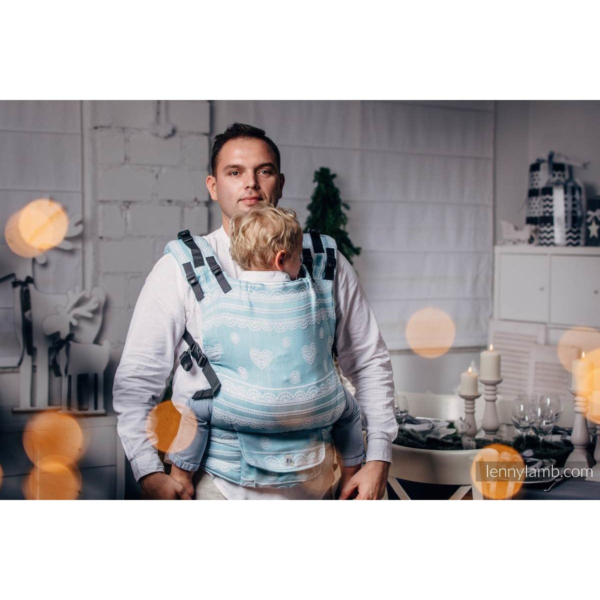 Lenny Lamb - LennyUp ARCTIC LACE (Silk) - Baby Carrier - Lenny Lamb - Afterpay - Zippay Carry Them Close