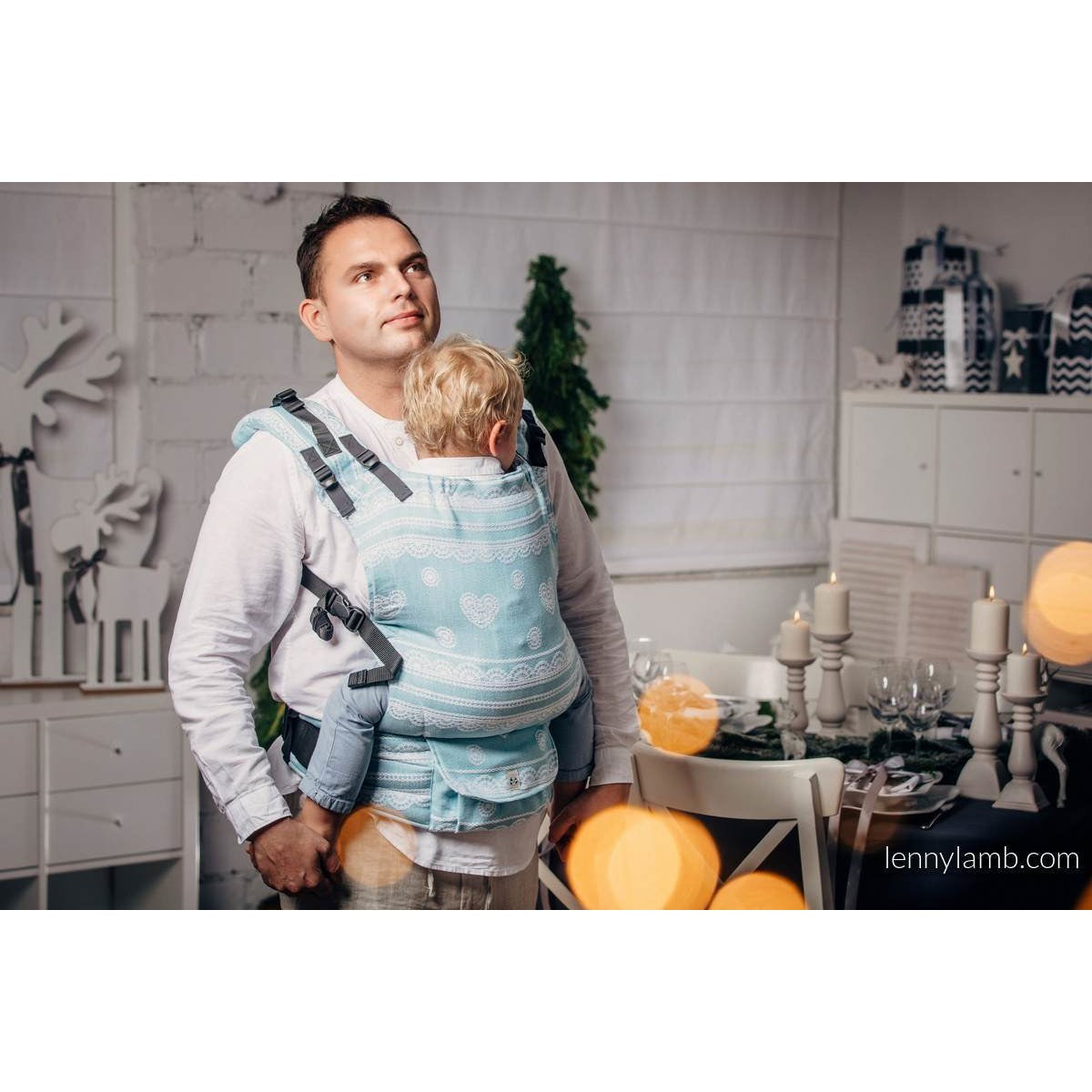Lenny Lamb - LennyUp ARCTIC LACE (Silk) - Baby Carrier - Lenny Lamb - Afterpay - Zippay Carry Them Close