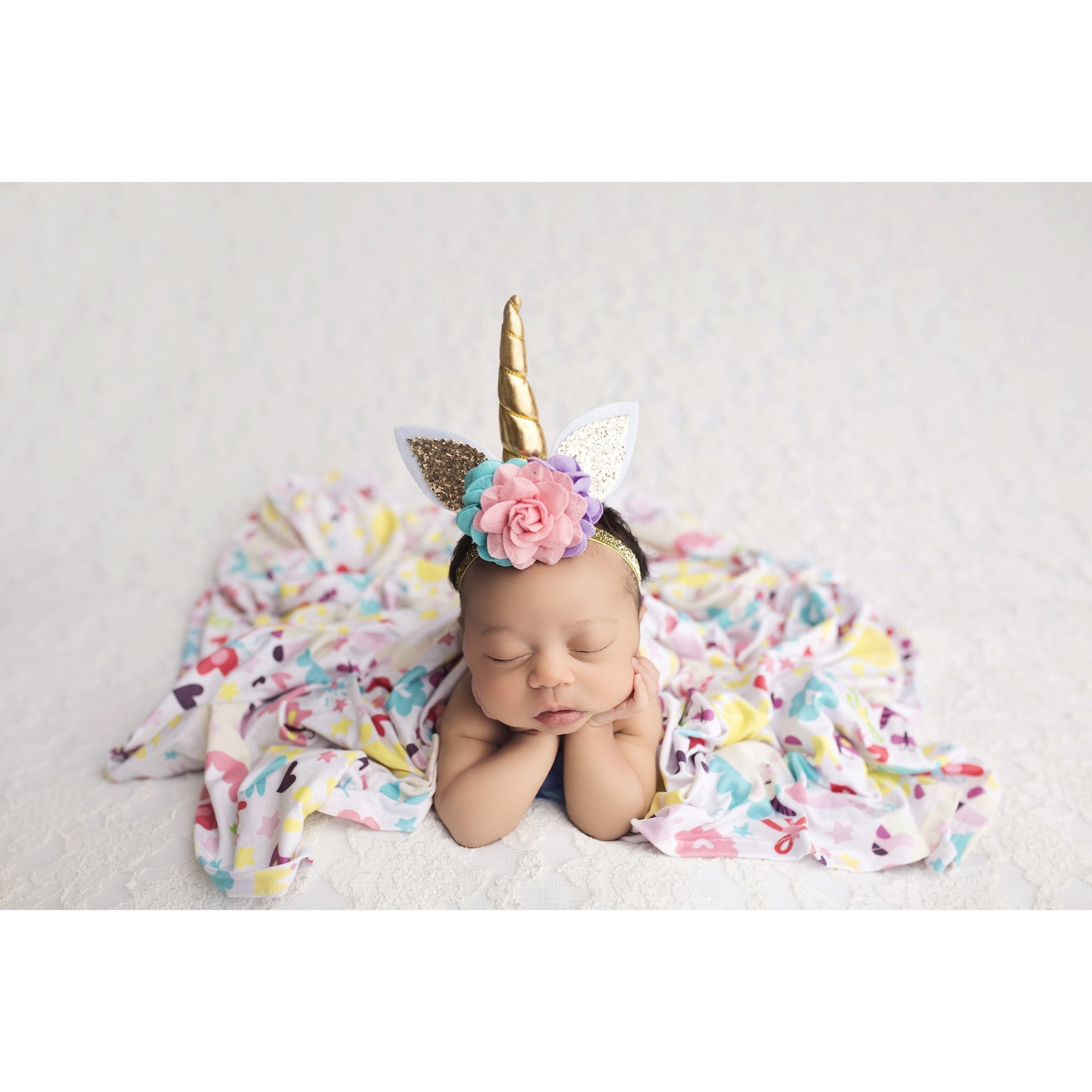 Bamboo Baby Swaddle Set - Magical Unicorn - Swaddle - Posh Peanut - Afterpay - Zippay Carry Them Close