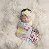 Bamboo Baby Swaddle Set - Magical Unicorn - Swaddle - Posh Peanut - Afterpay - Zippay Carry Them Close