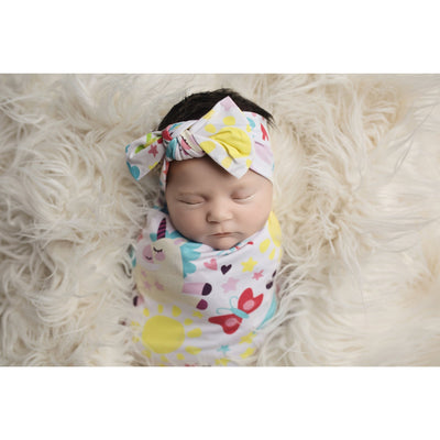 Bamboo Baby Swaddle Set - Magical Unicorn - Swaddle - Posh Peanut - Afterpay - Zippay Carry Them Close