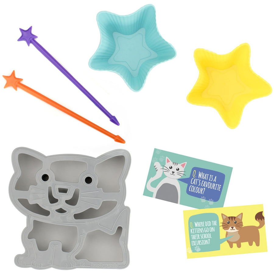 Lunch Punch Sandwich Cutters Kit - Cat