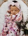 Snuggle Hunny Kids - Organic Muslin Wrap - Blushing Beauty