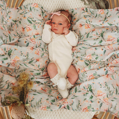 Snuggle Hunny Kids - Organic Muslin Wrap - Wattle