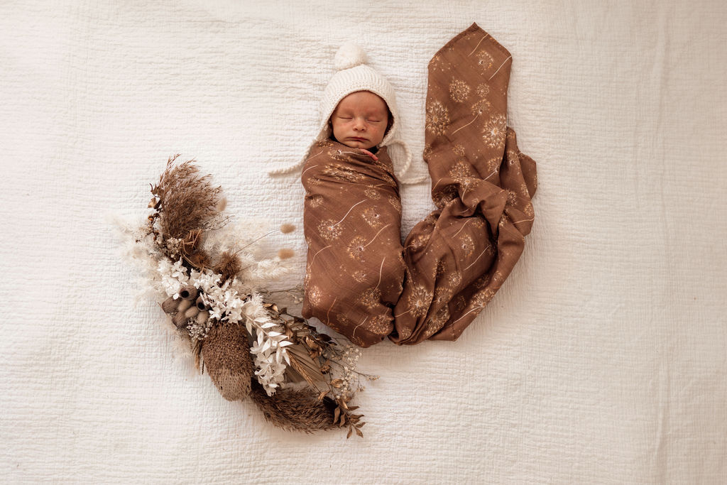 Snuggle Hunny Kids - Organic Muslin Wrap - Dandelion - Carry Them Close