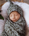 Snuggle Hunny Kids - Jersey Baby Wrap Swaddle & Beanie (Set) - Tribal