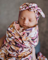 Snuggle Hunny Kids - Jersey Baby Wrap Swaddle & Topknot (Set) - Leilani