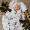 Snuggle Hunny Kids - Jersey Baby Wrap Swaddle & Beanie (Set) - Safari