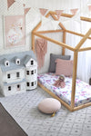 Snuggle Hunny Kids - Fitted Cot Sheet - Lilac Skies