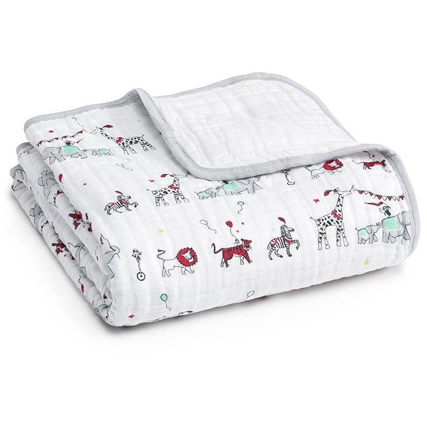 Aden and Anais - Dream Blanket Vintage Circus - Baby Blankets - Aden and Anais - Afterpay - Zippay Carry Them Close