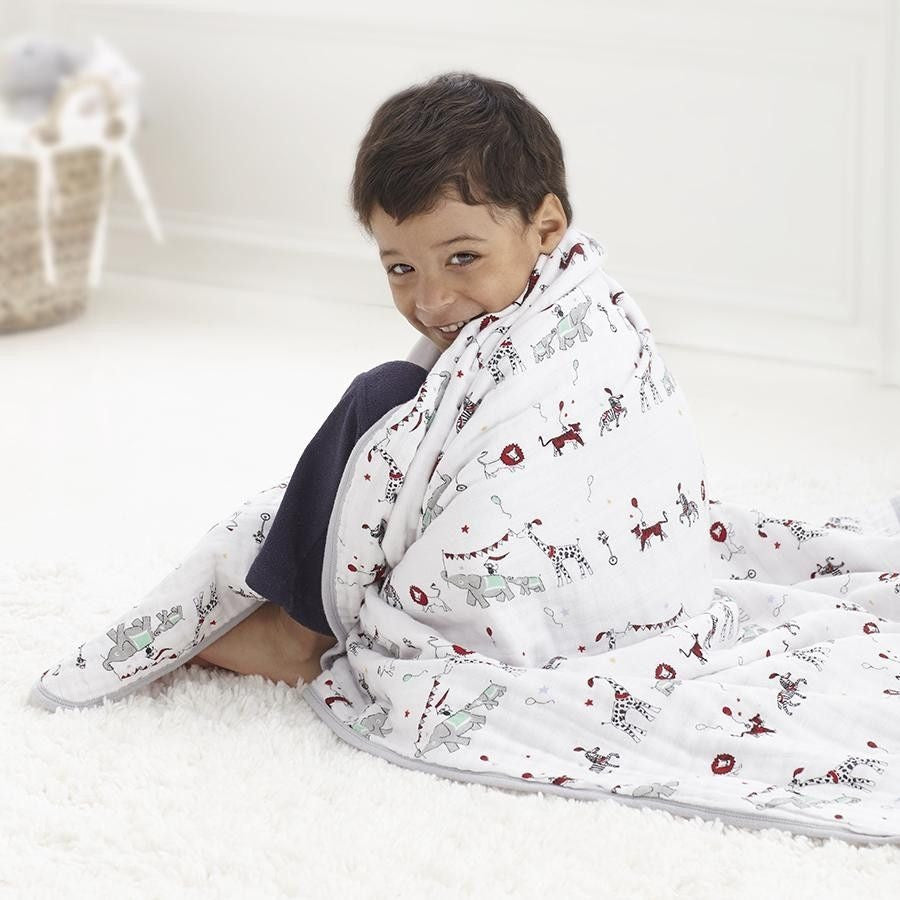 Aden and Anais - Dream Blanket Vintage Circus - Baby Blankets - Aden and Anais - Afterpay - Zippay Carry Them Close