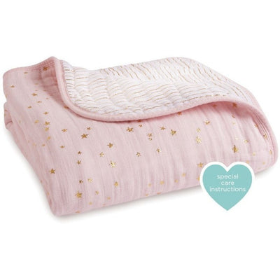 Aden and Anais - Dream Blanket - Metallic Primrose - Baby Blankets - Aden and Anais - Afterpay - Zippay Carry Them Close