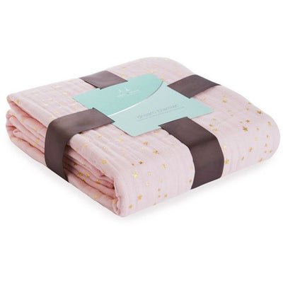 Aden and Anais - Dream Blanket - Metallic Primrose - Baby Blankets - Aden and Anais - Afterpay - Zippay Carry Them Close